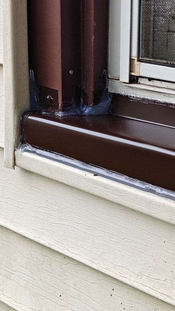 new window sill trim exclusion