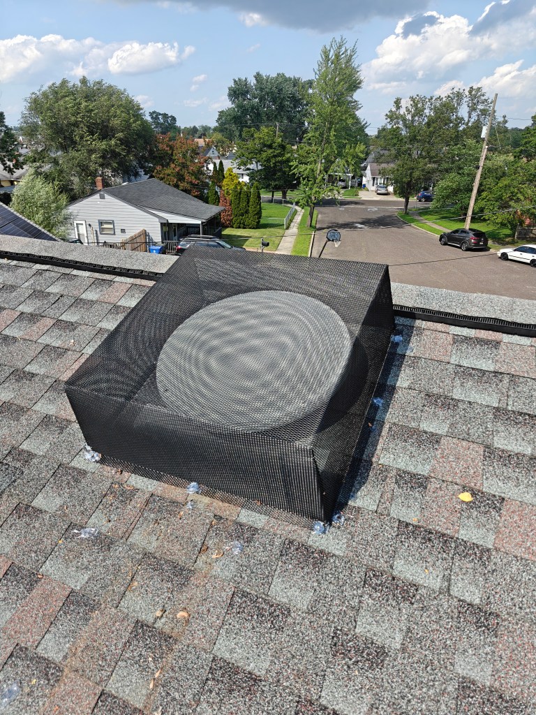 enclosed power roof vent